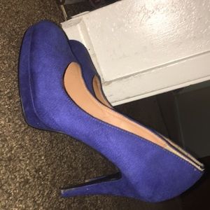 Blue heels